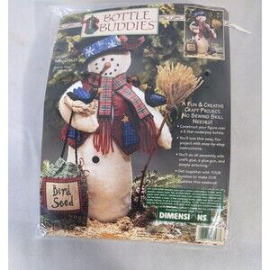 MR CHILLY 18097 Bottle Buddies Felt Craft Kit by Dimensions NEW 1996